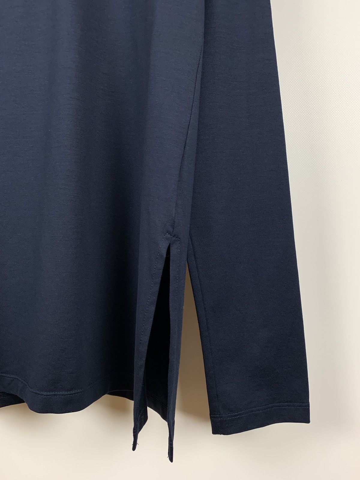 Jil Sander Jil Sander Navy Blue Long Sleeve Shirt Size L / US 10 / IT 46 - 8 Thumbnail