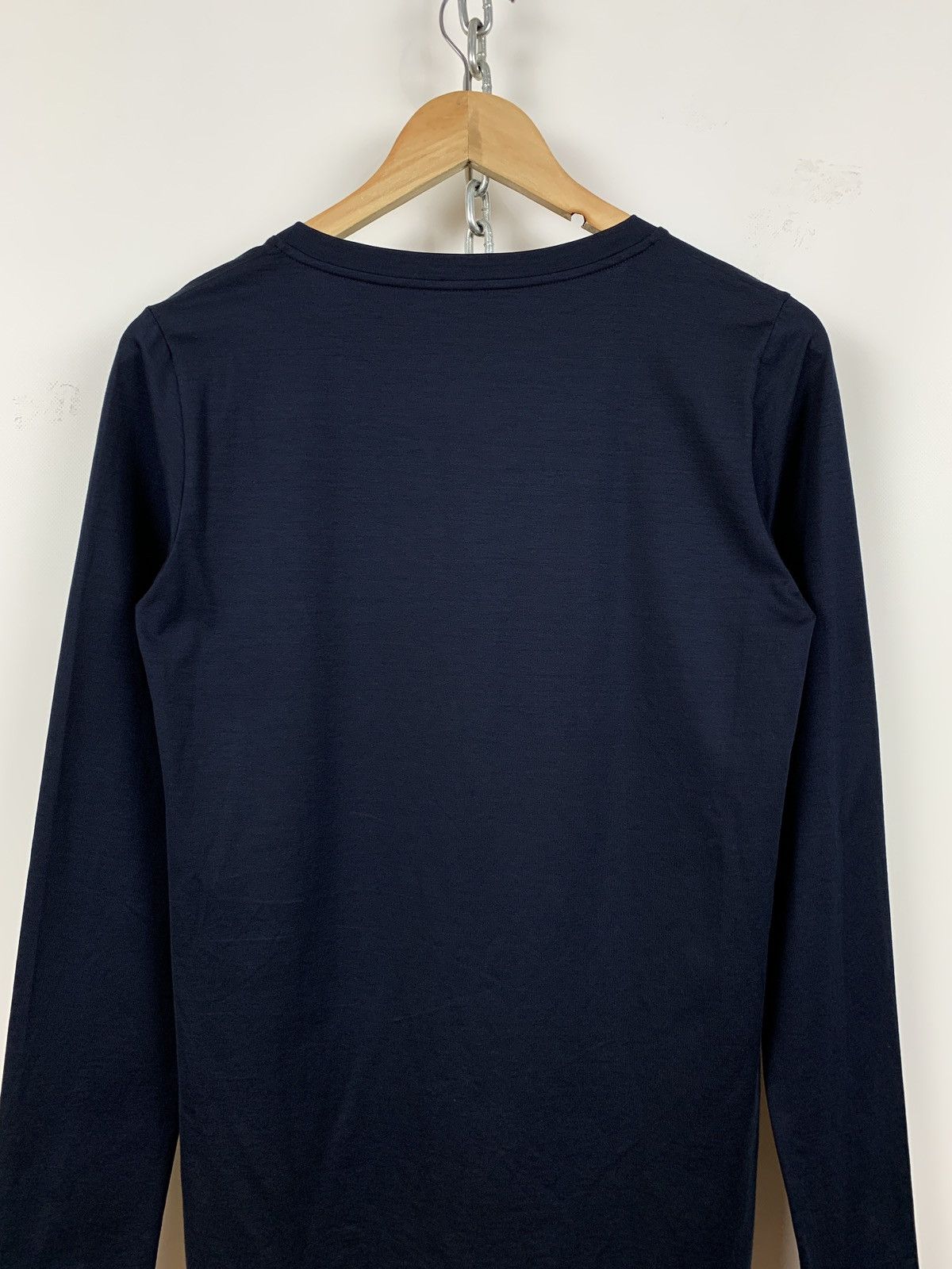 Jil Sander Jil Sander Navy Blue Long Sleeve Shirt Size L / US 10 / IT 46 - 10 Thumbnail