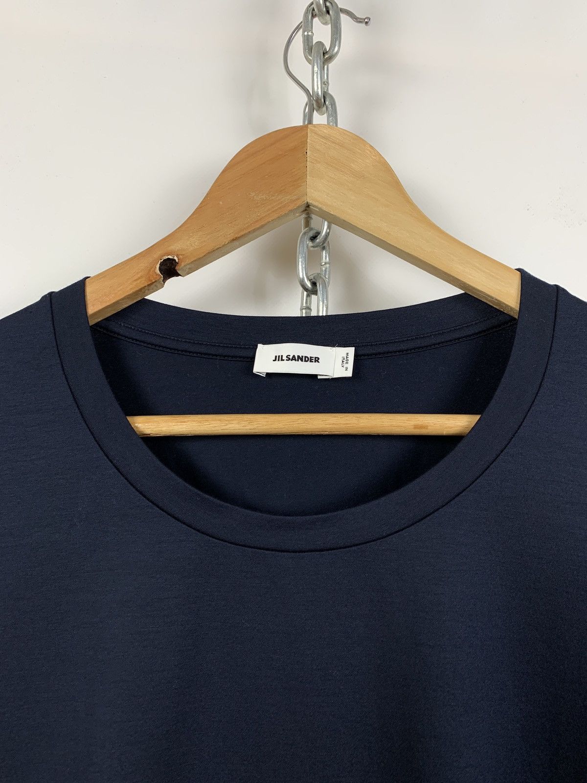 Jil Sander Jil Sander Navy Blue Long Sleeve Shirt Size L / US 10 / IT 46 - 6 Thumbnail