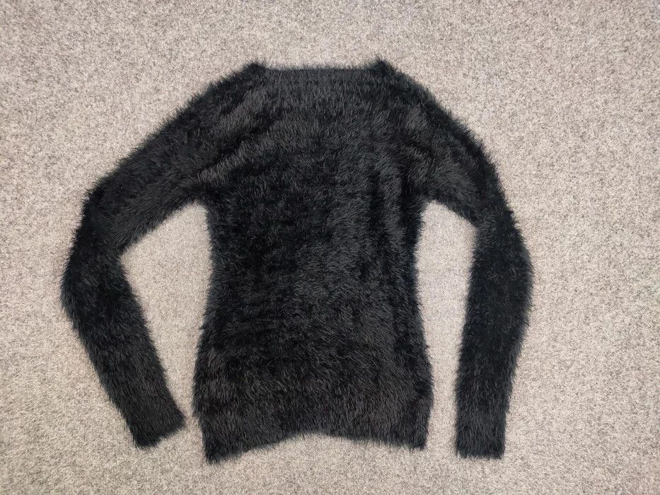 Japanese Brand Vintage 90's Japanese Black Mohair Style Fuzzy Sweater Size US S / EU 44-46 / 1 - 7 Thumbnail