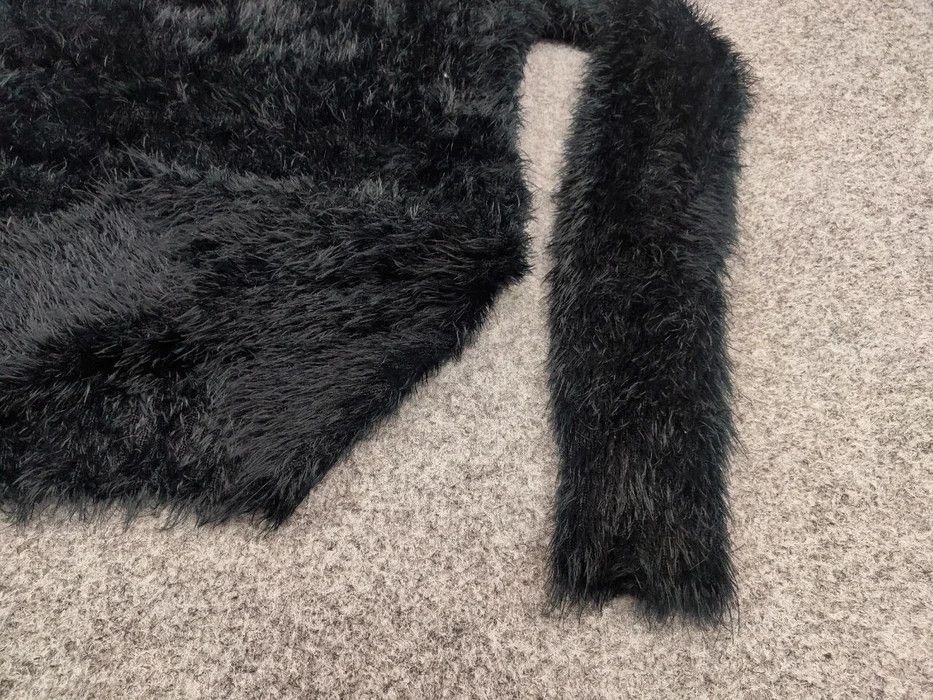 Japanese Brand Vintage 90's Japanese Black Mohair Style Fuzzy Sweater Size US S / EU 44-46 / 1 - 9 Thumbnail