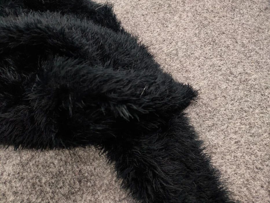 Japanese Brand Vintage 90's Japanese Black Mohair Style Fuzzy Sweater Size US S / EU 44-46 / 1 - 8 Thumbnail