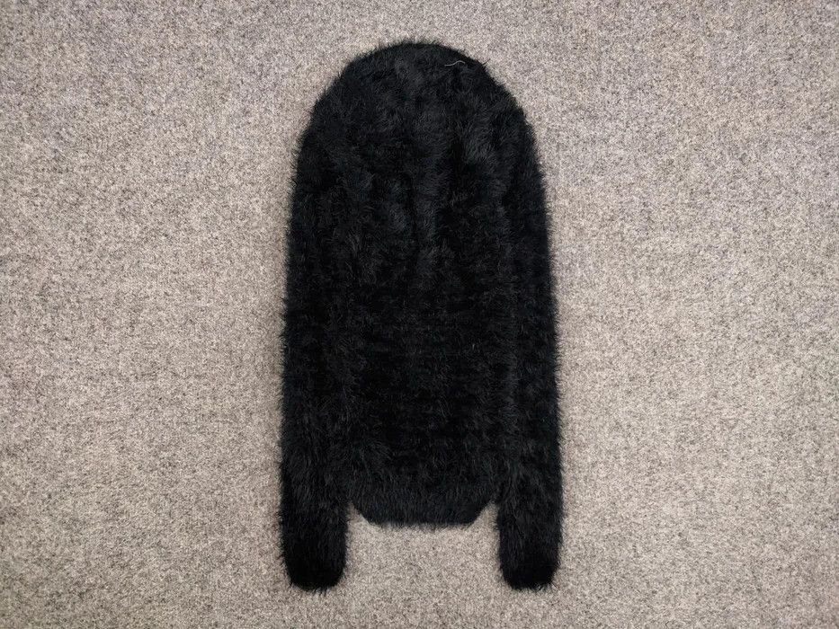 Japanese Brand Vintage 90's Japanese Black Mohair Style Fuzzy Sweater Size US S / EU 44-46 / 1 - 1 Thumbnail