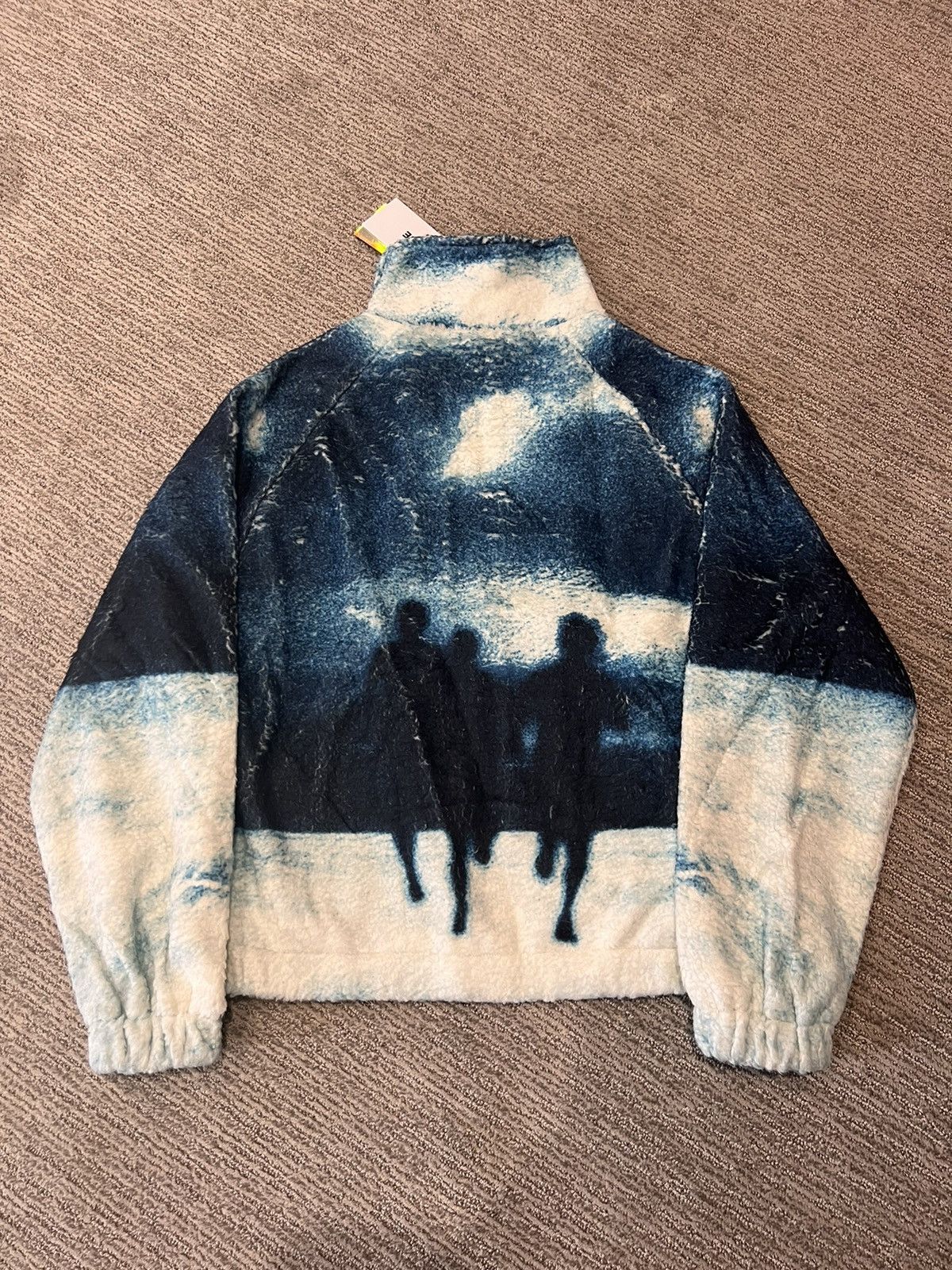 Other Runge Into the Deep Blue/White All Over Print Fleece Jacket Size US M / EU 48-50 / 2 - 2 Thumbnail