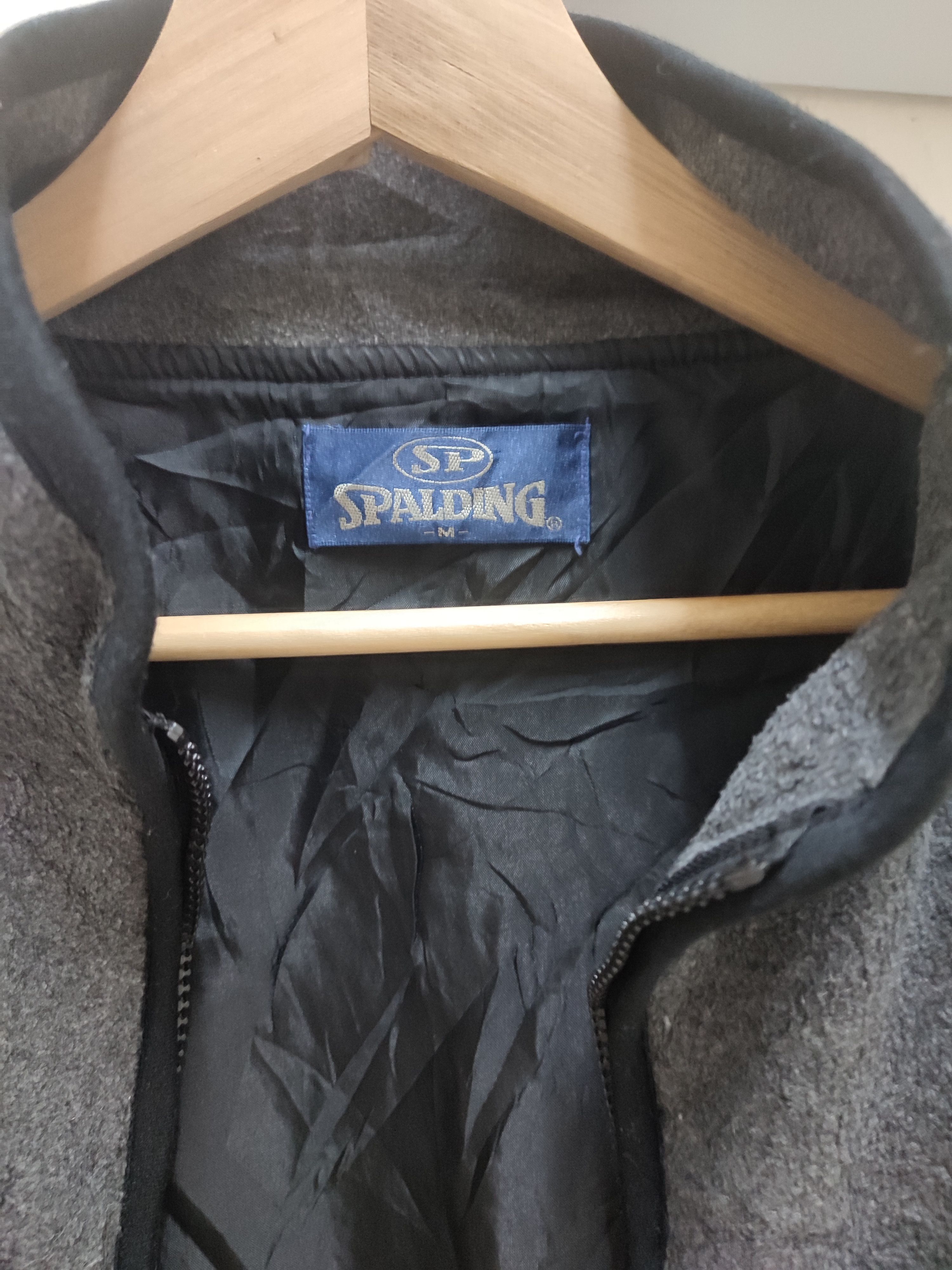 Spalding × Vintage 💥90s💥 Spalding Fleece Zip Up Jacket Size US M / EU 48-50 / 2 - 6 Thumbnail