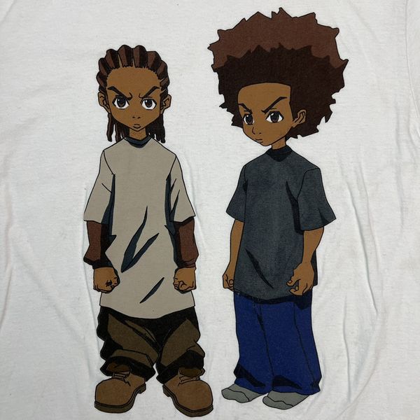 Vintage Vintage 2019 Boondocks Riley And Huey Anime Tee Grailed