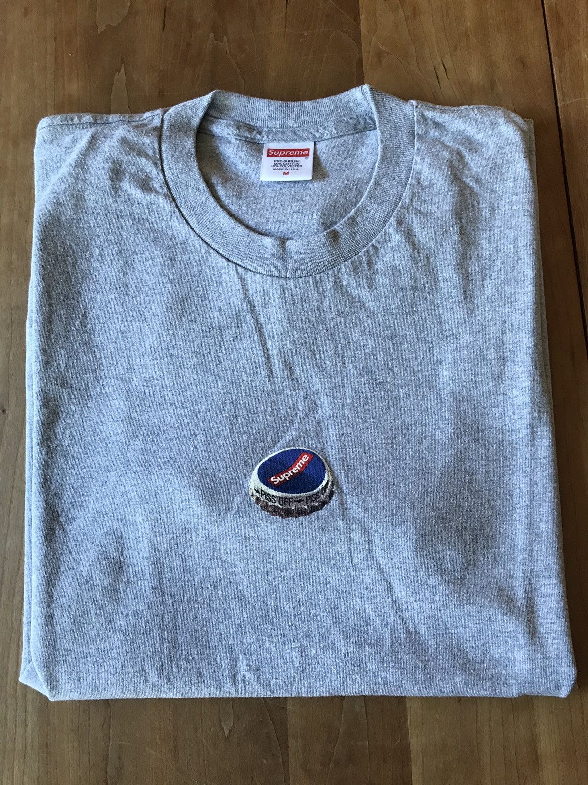 Supreme bottle cap tee hot sale white