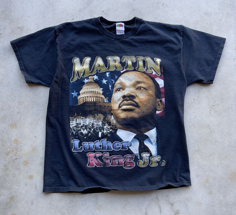 Vintage MLK Martin Luther King Jr. Rap Tee Malcolm X | Grailed