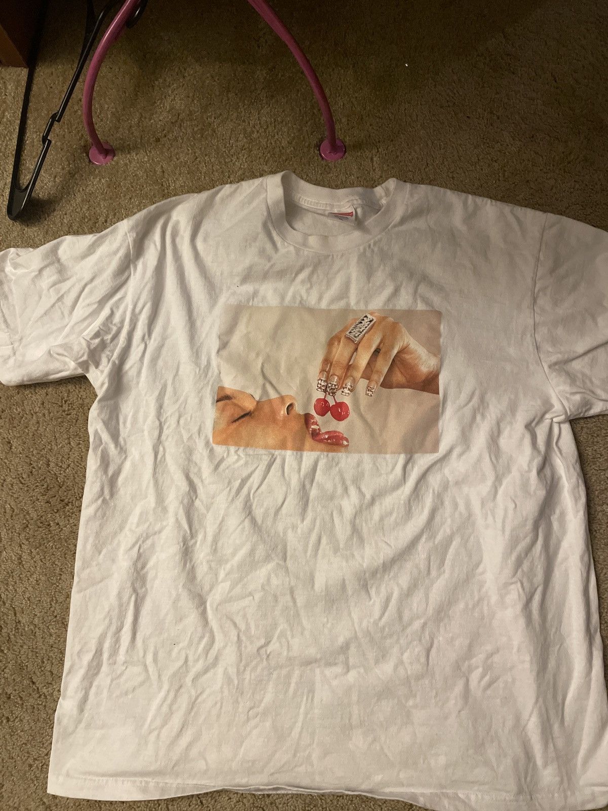 Supreme Cherry Tee | Grailed