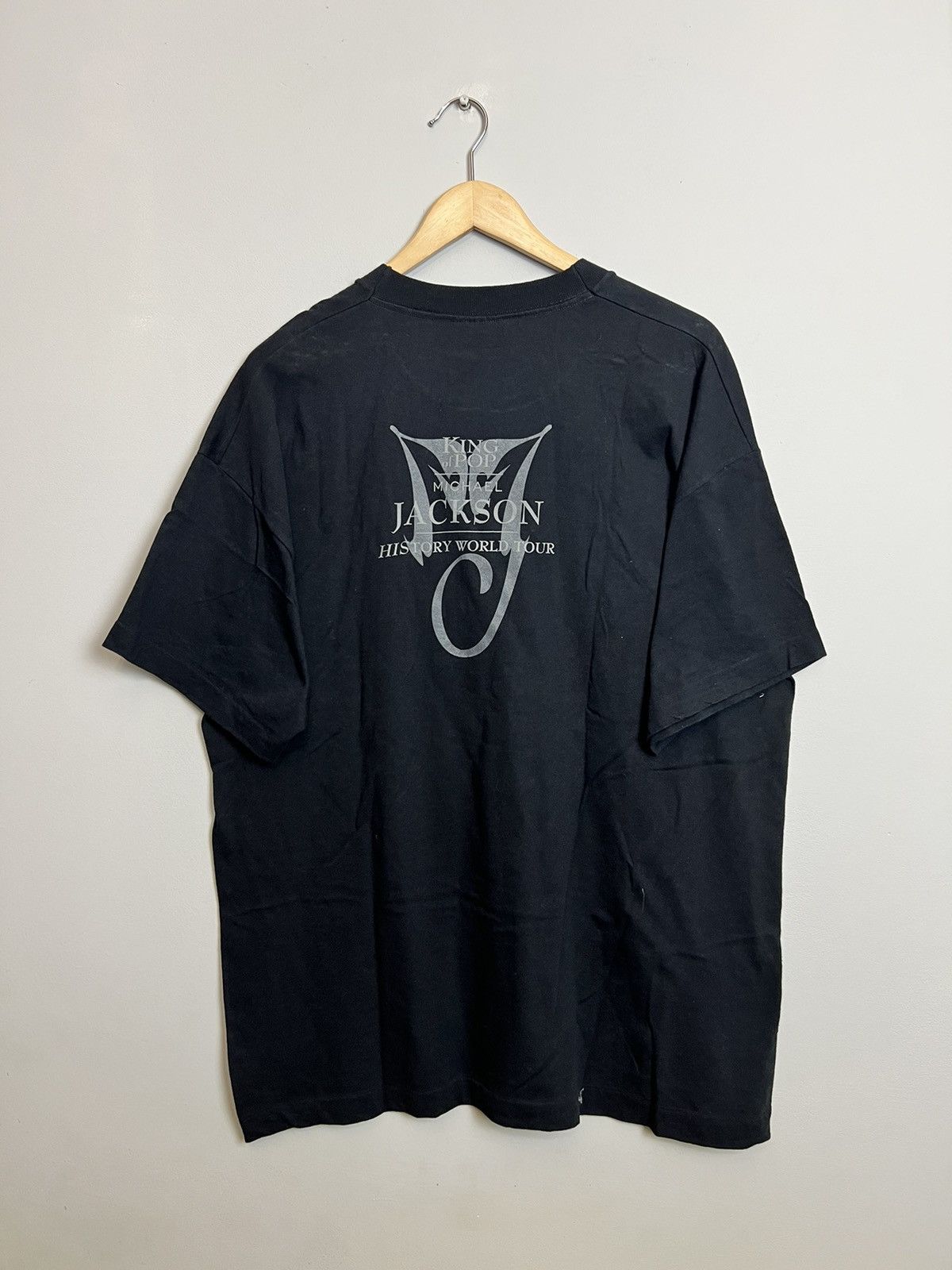 Vintage 90s Michael Jackson History World Tou Music Band Tee