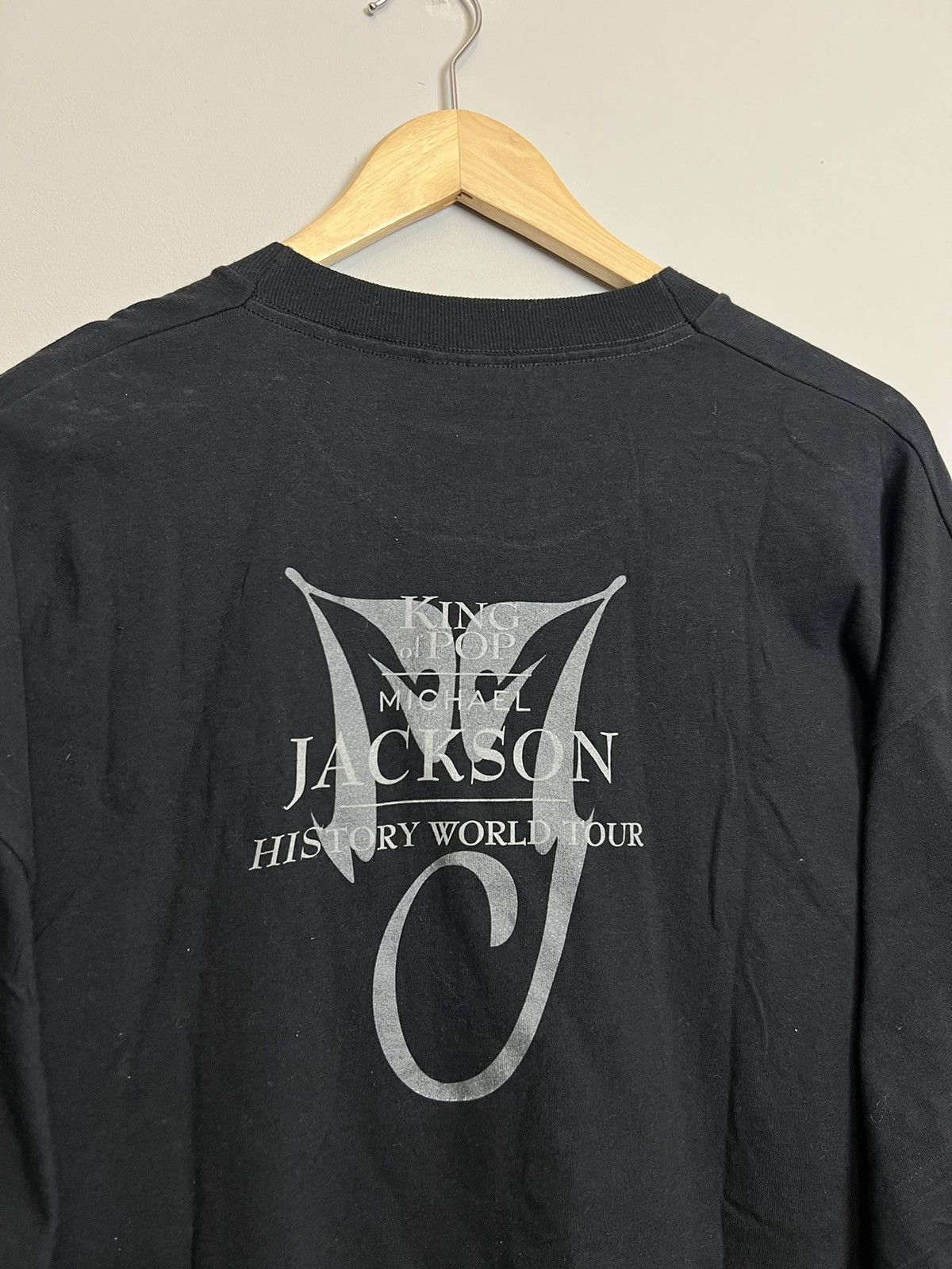 Vintage 90s Michael Jackson History World Tou Music Band Tee