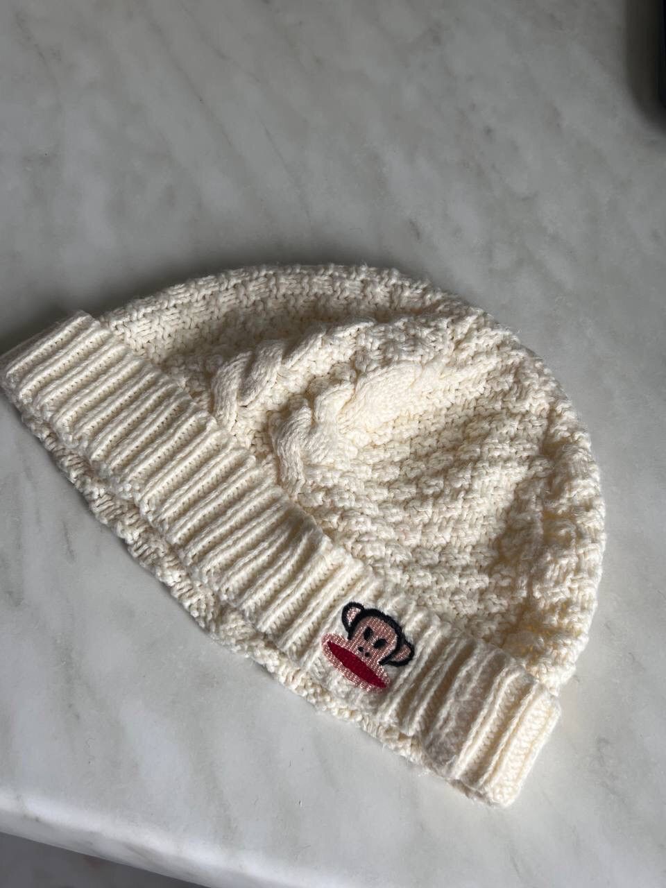 Paul Frank Paul Frank Knit White Knitted 2005/2006 Beanie Hat Vintage Size ONE SIZE - 3 Thumbnail