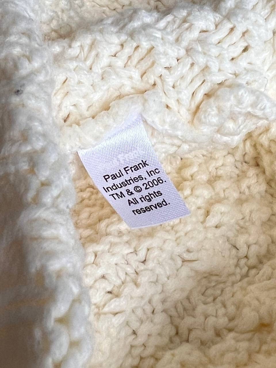 Paul Frank Paul Frank Knit White Knitted 2005/2006 Beanie Hat Vintage Size ONE SIZE - 6 Thumbnail