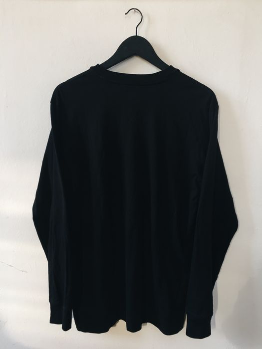 Supreme Supreme Tonal Embroidered Long Sleeve T-shirt Black