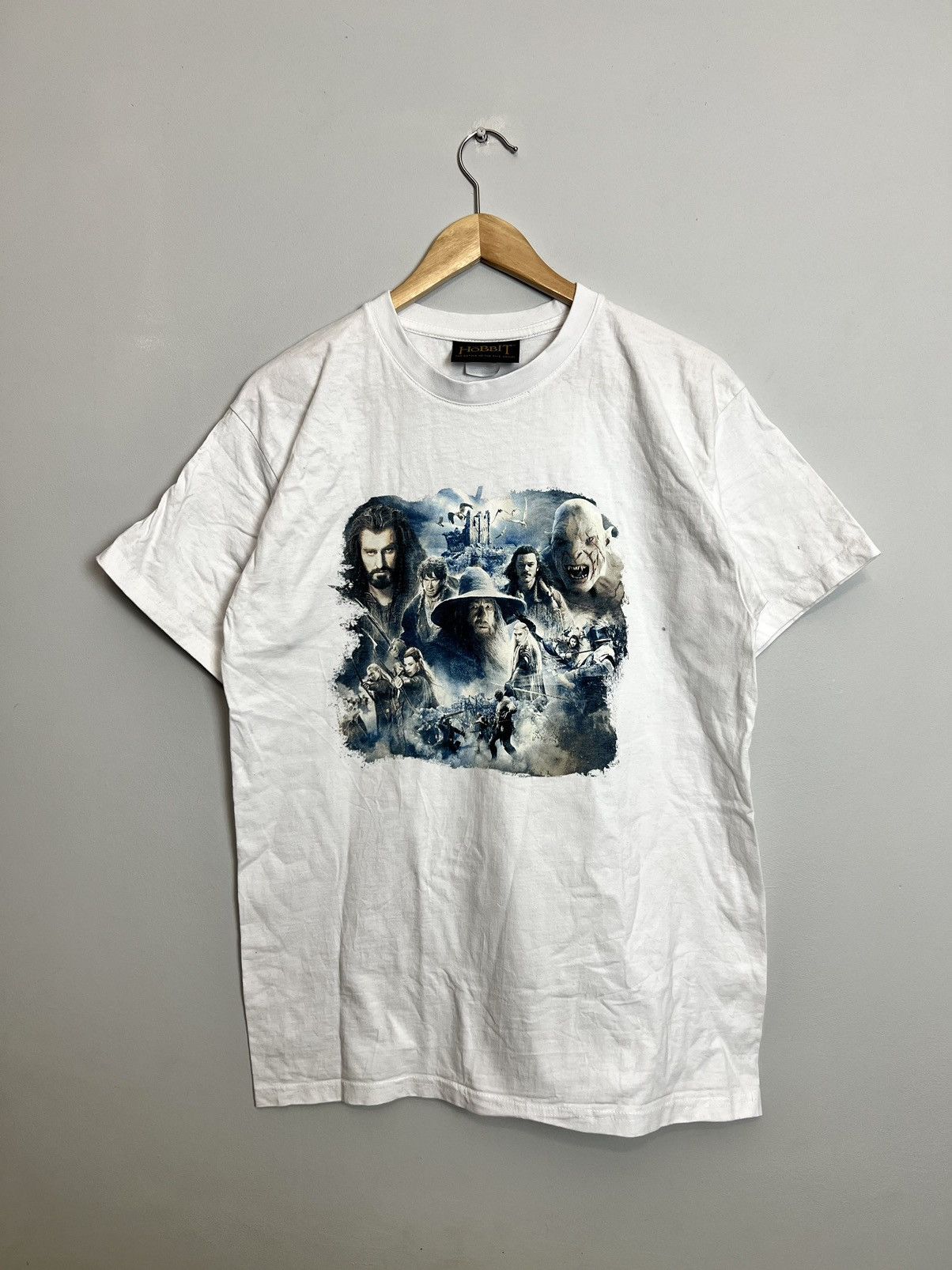 Vintage Hobbit Vintage Y2k Official License Movie Promo Tee Rare Size US M / EU 48-50 / 2 - 1 Thumbnail