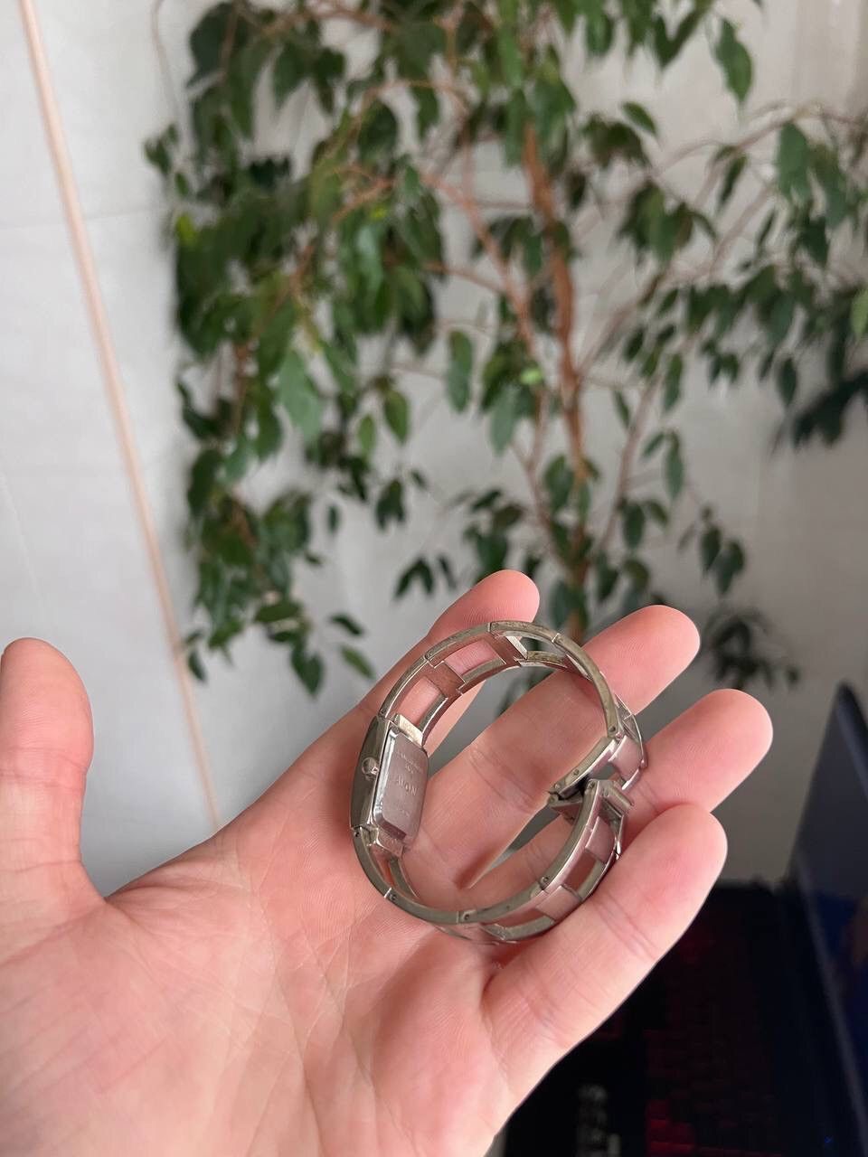 Japanese Brand × Vintage Vintage Japanese style Silver Watch Futuristic Bracelet Size ONE SIZE - 4 Thumbnail