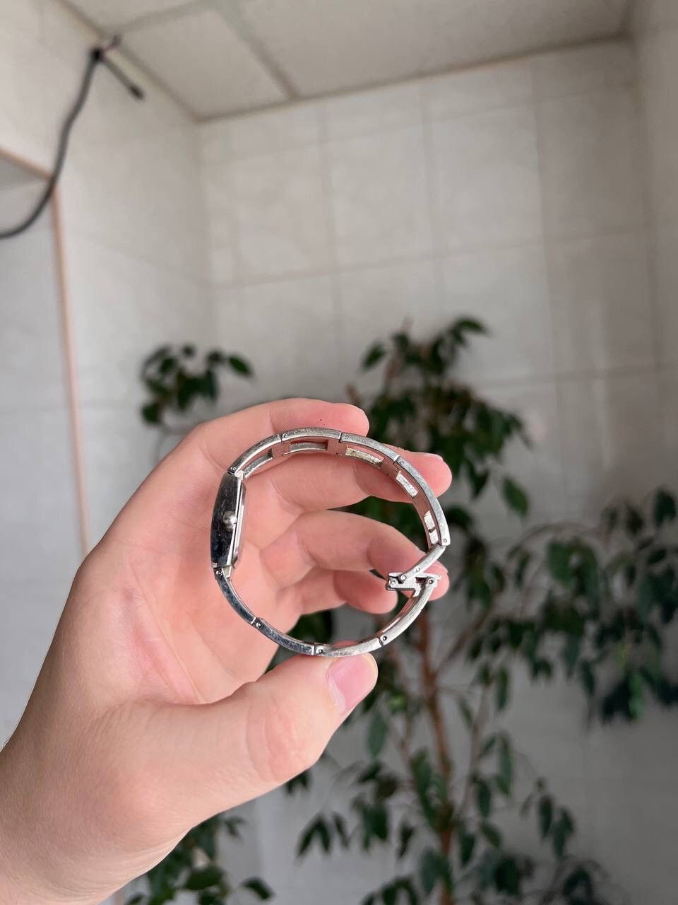 Japanese Brand × Vintage Vintage Japanese style Silver Watch Futuristic Bracelet Size ONE SIZE - 8 Thumbnail