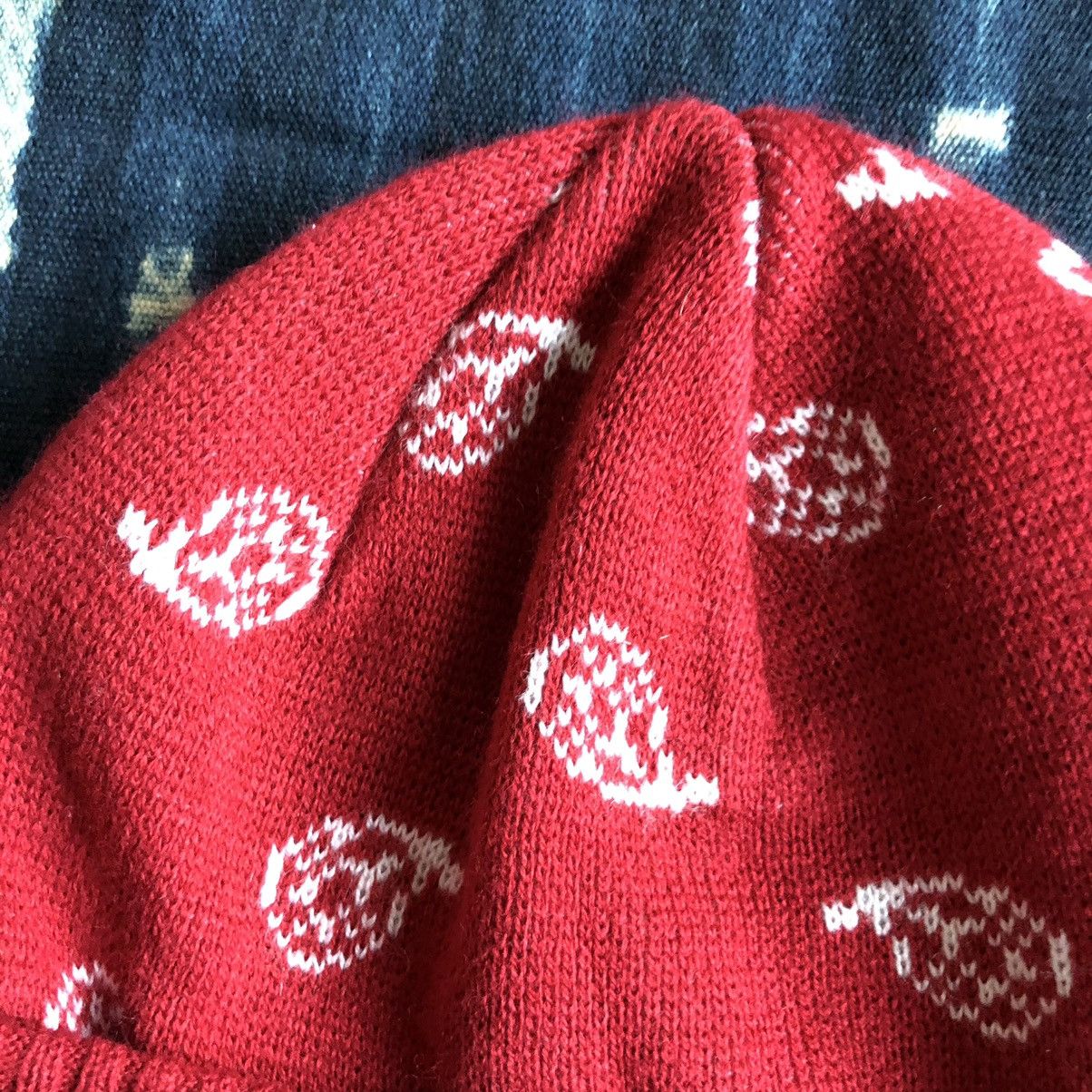 Vintage Vintage Jacquard Beanie Supreme Size ONE SIZE - 2 Thumbnail