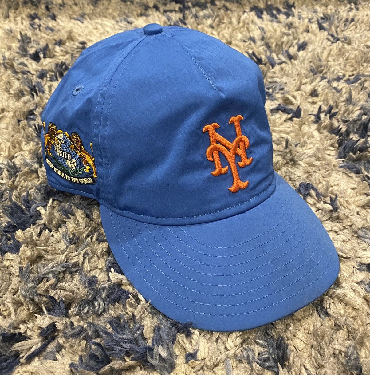 Kith Kith New Era New York Mets Nylon SnapBack Cap Hat Blue   Grailed