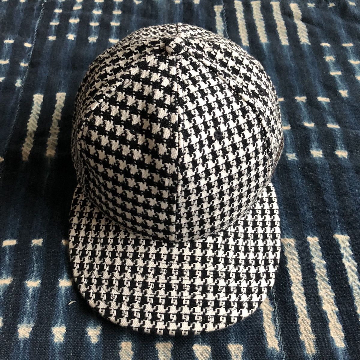 Japanese Brand GRN Apple Tree Hound Check Cap 5/8 7 Size ONE SIZE - 1 Thumbnail