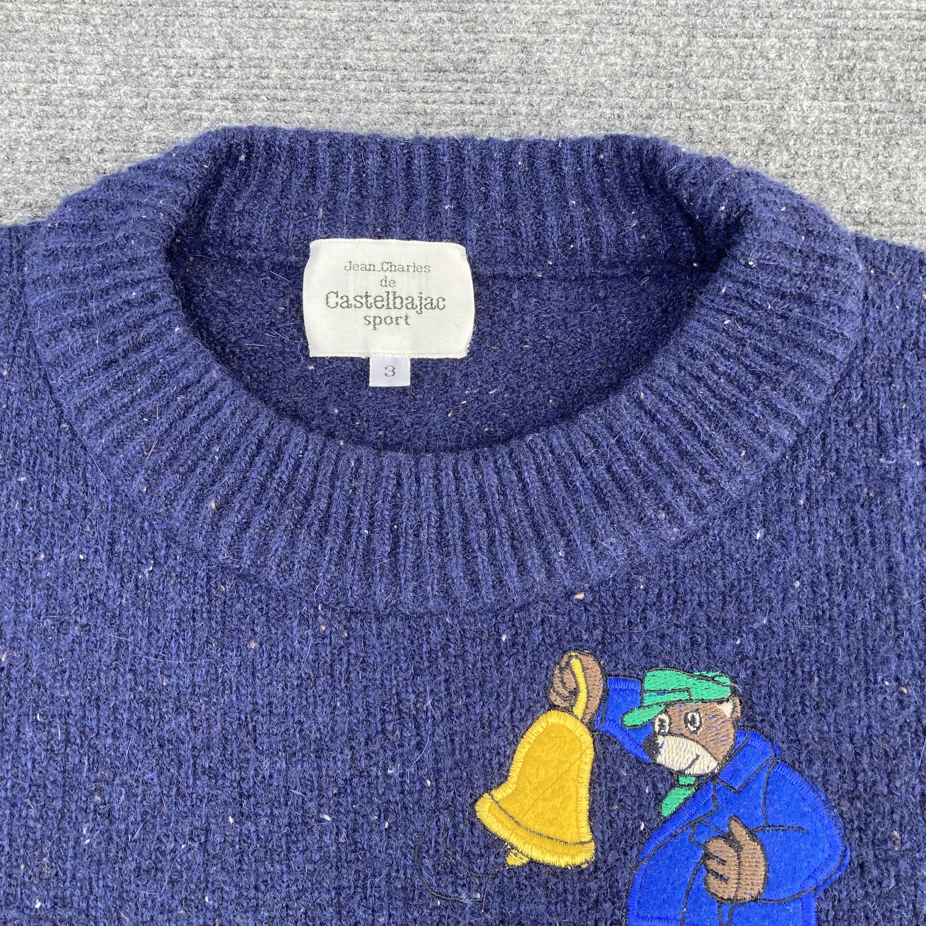 Designer × Vintage Vtg Jc De Castelbajac 90s Jumper Long Sleeve Sweatshirt Size US XL / EU 56 / 4 - 3 Thumbnail