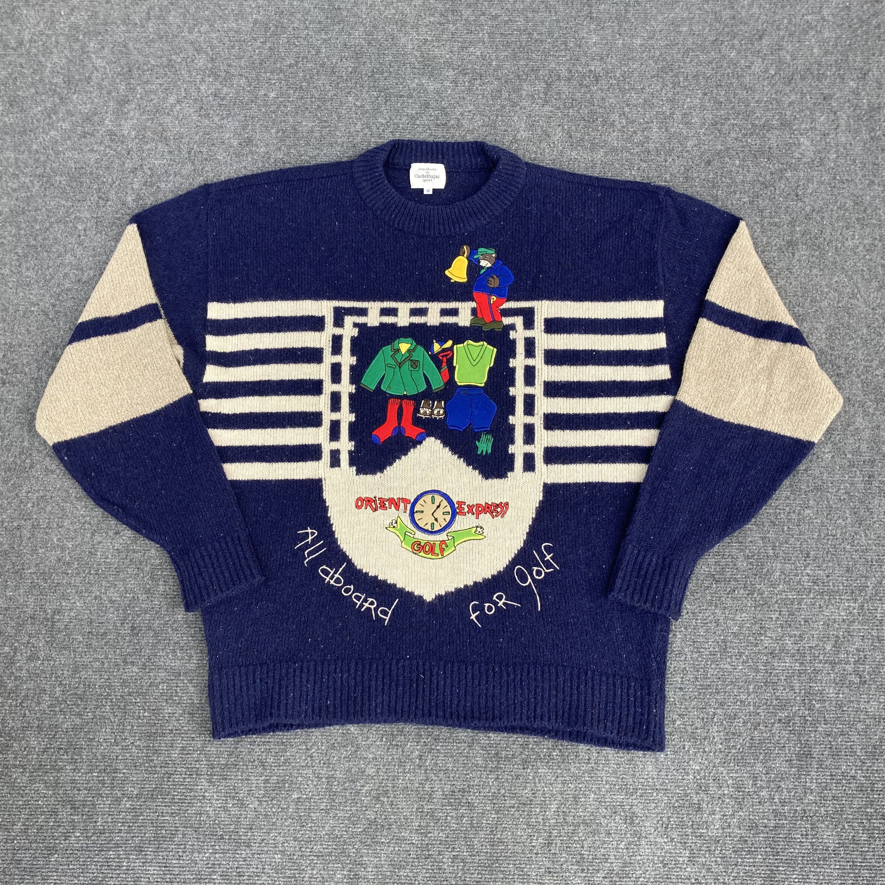 Vtg Jc De Castelbajac 90s Jumper Long Sleeve Sweatshirt