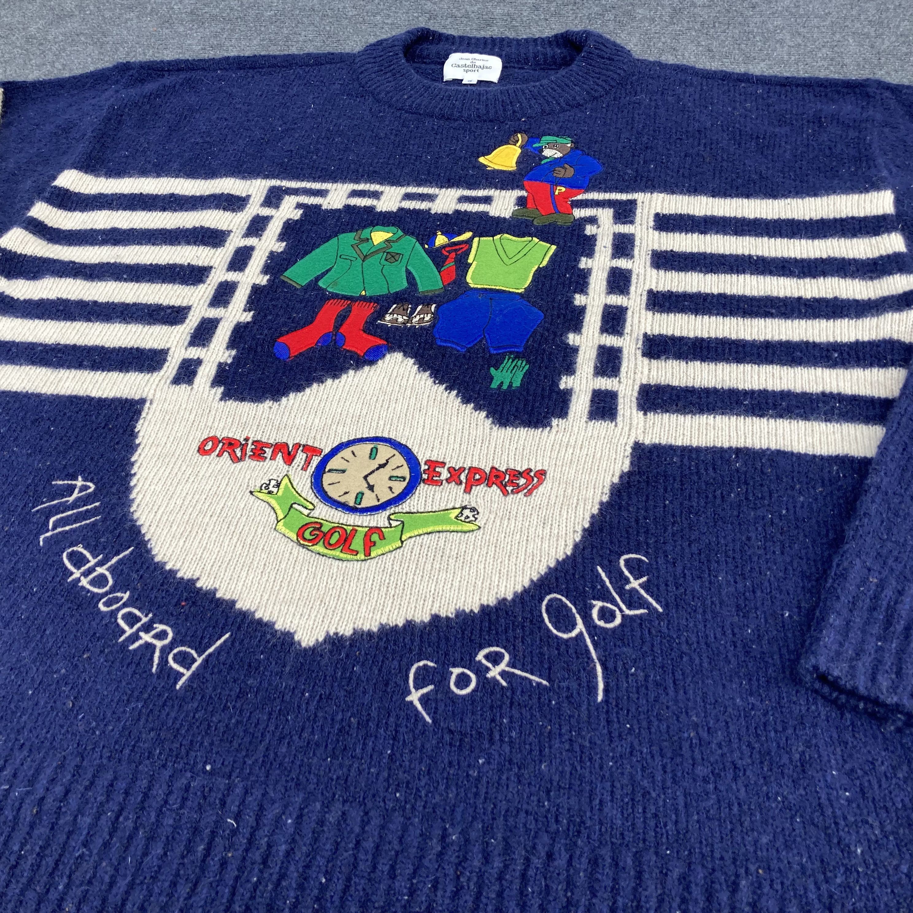 Designer × Vintage Vtg Jc De Castelbajac 90s Jumper Long Sleeve Sweatshirt Size US XL / EU 56 / 4 - 4 Thumbnail