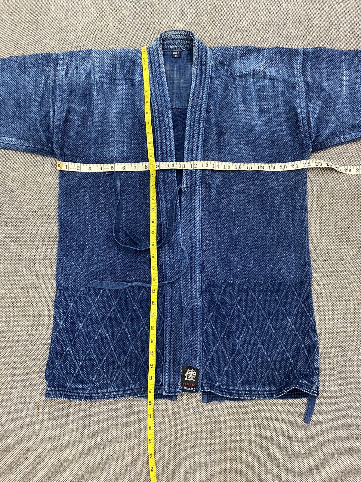 Vintage Vintage Japanese Indigo Noragi Kendo Cardigan Jacket Size US L / EU 52-54 / 3 - 8 Thumbnail