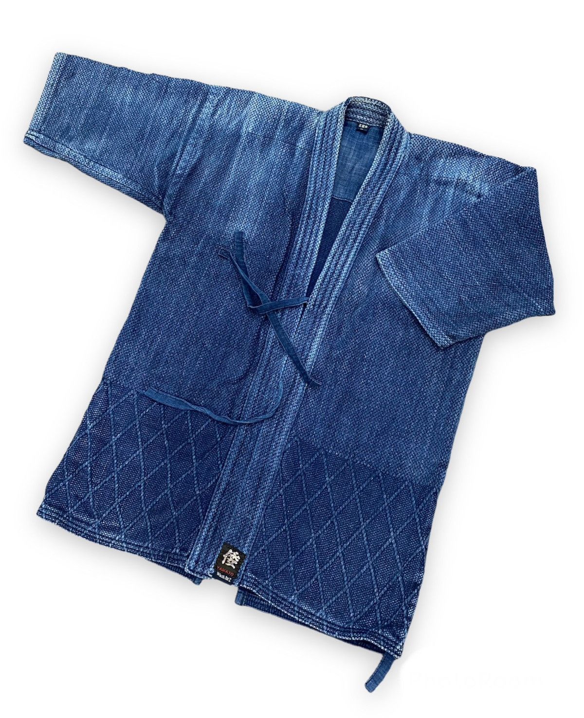 Vintage Vintage Japanese Indigo Noragi Kendo Cardigan Jacket Size US L / EU 52-54 / 3 - 2 Thumbnail