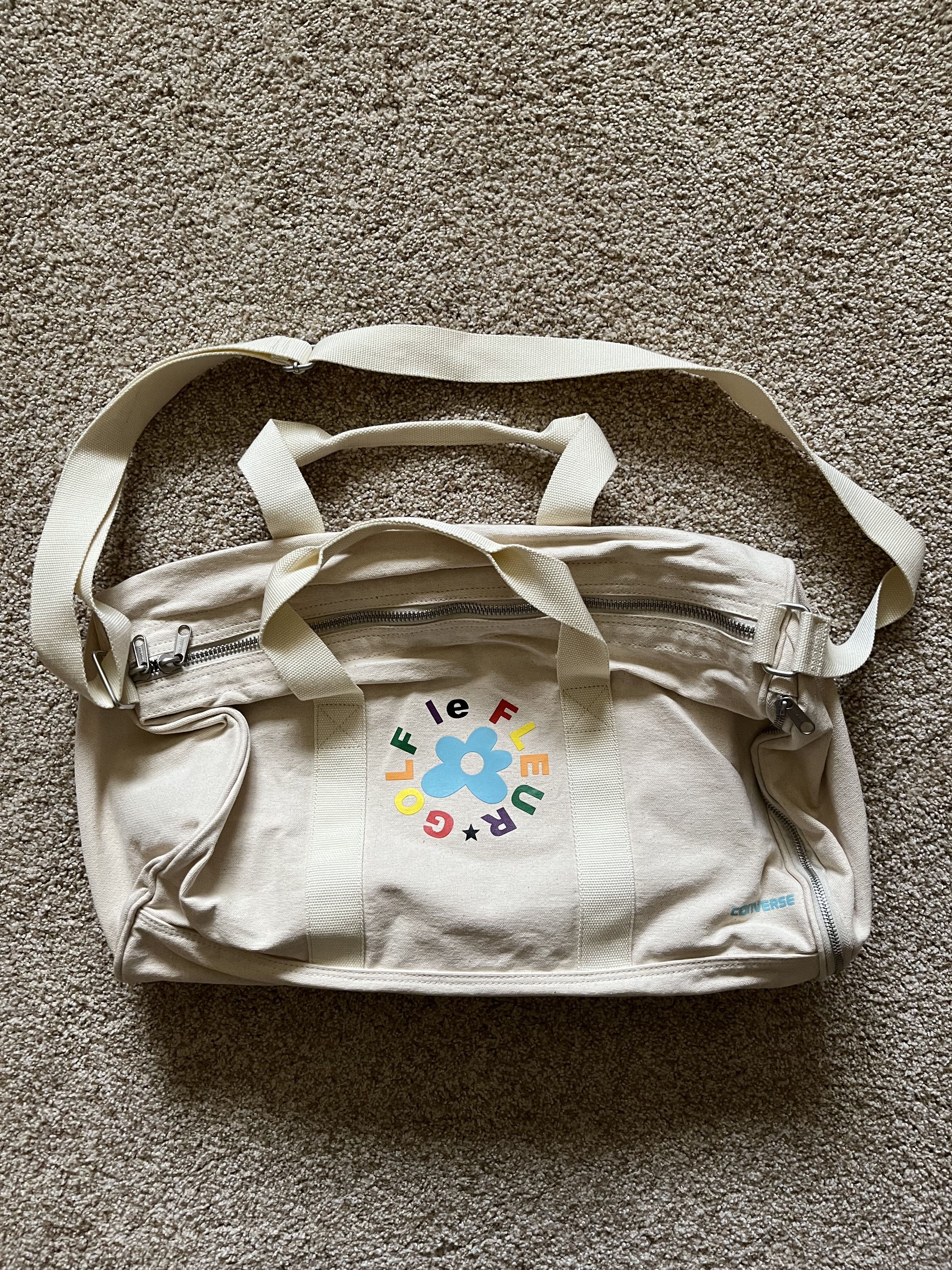 Converse Golf Wang Converse x Golf Le Fleur Duffle Bag Grailed