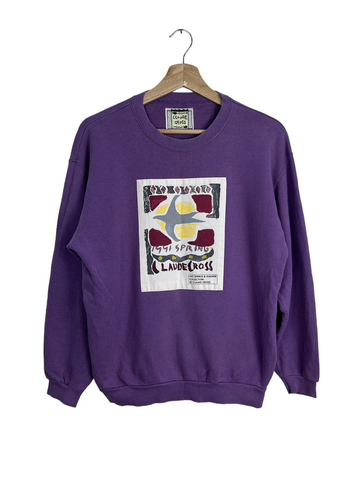 Designer × Japanese Brand × Vintage Vintage Claude Cross SS1991 Sweatshirt | Japan Artwear Size US L / EU 52-54 / 3 - 1 Thumbnail