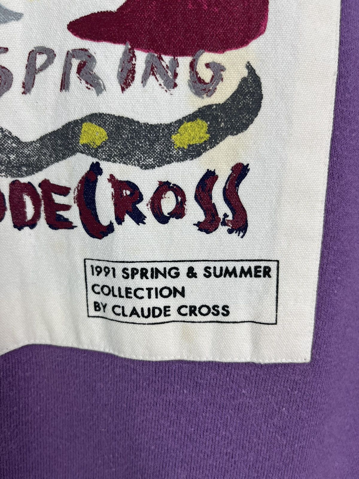 Designer × Japanese Brand × Vintage Vintage Claude Cross SS1991 Sweatshirt | Japan Artwear Size US L / EU 52-54 / 3 - 8 Thumbnail