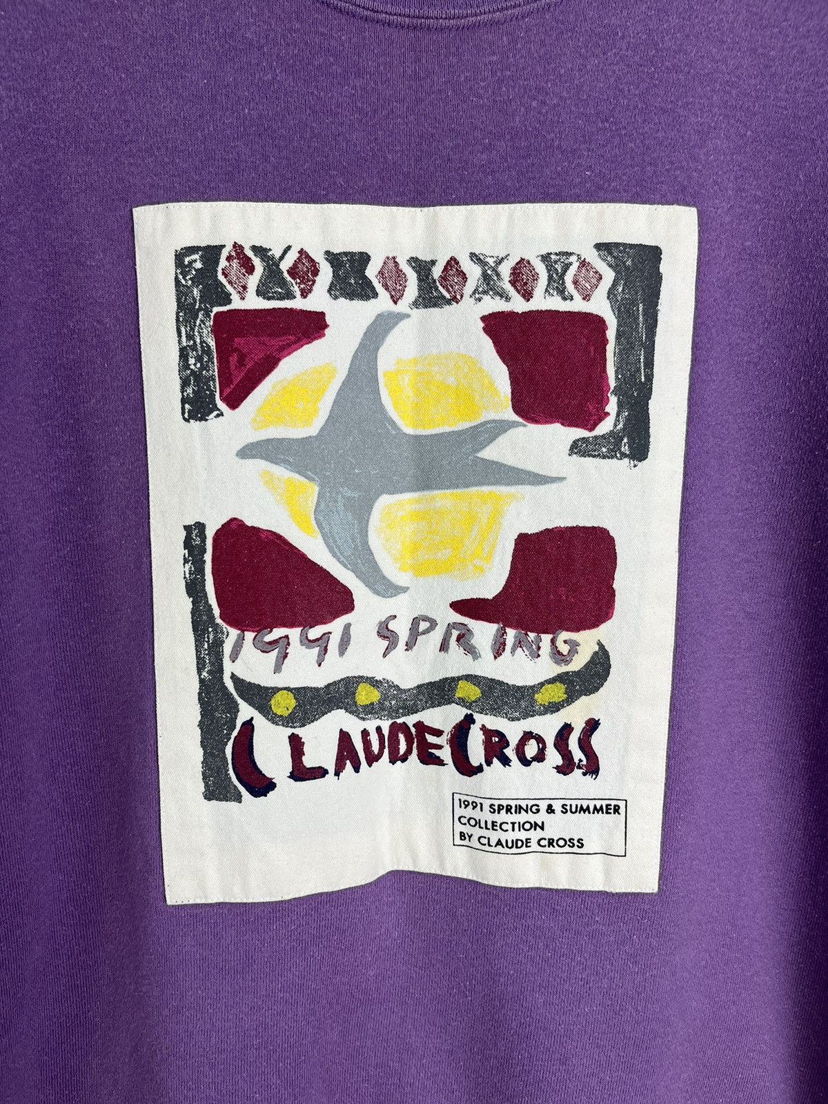 Designer × Japanese Brand × Vintage Vintage Claude Cross SS1991 Sweatshirt | Japan Artwear Size US L / EU 52-54 / 3 - 7 Thumbnail