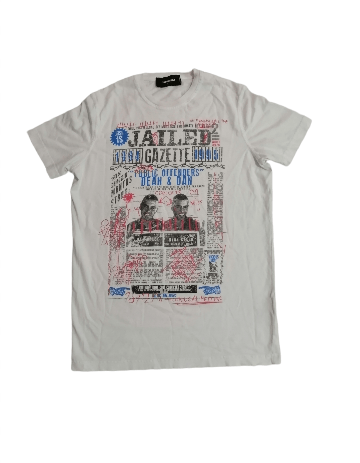 Dsquared2 NICE PRINTED DSQUARED2 TSHIRT Size US L / EU 52-54 / 3 - 1 Thumbnail