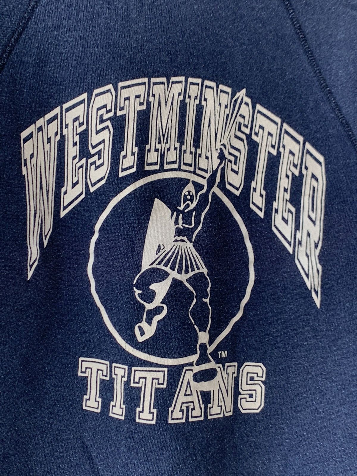 Tultex × Vintage Vintage 90s Westminster Titans Crewneck Sweatshirt Size US M / EU 48-50 / 2 - 3 Thumbnail