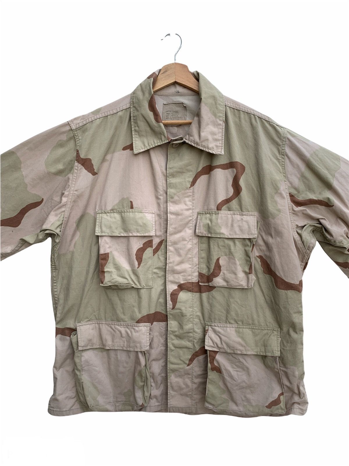 Vintage Vintage Army Coat Desert Camouflage Pattern Combat Size US L / EU 52-54 / 3 - 5 Thumbnail