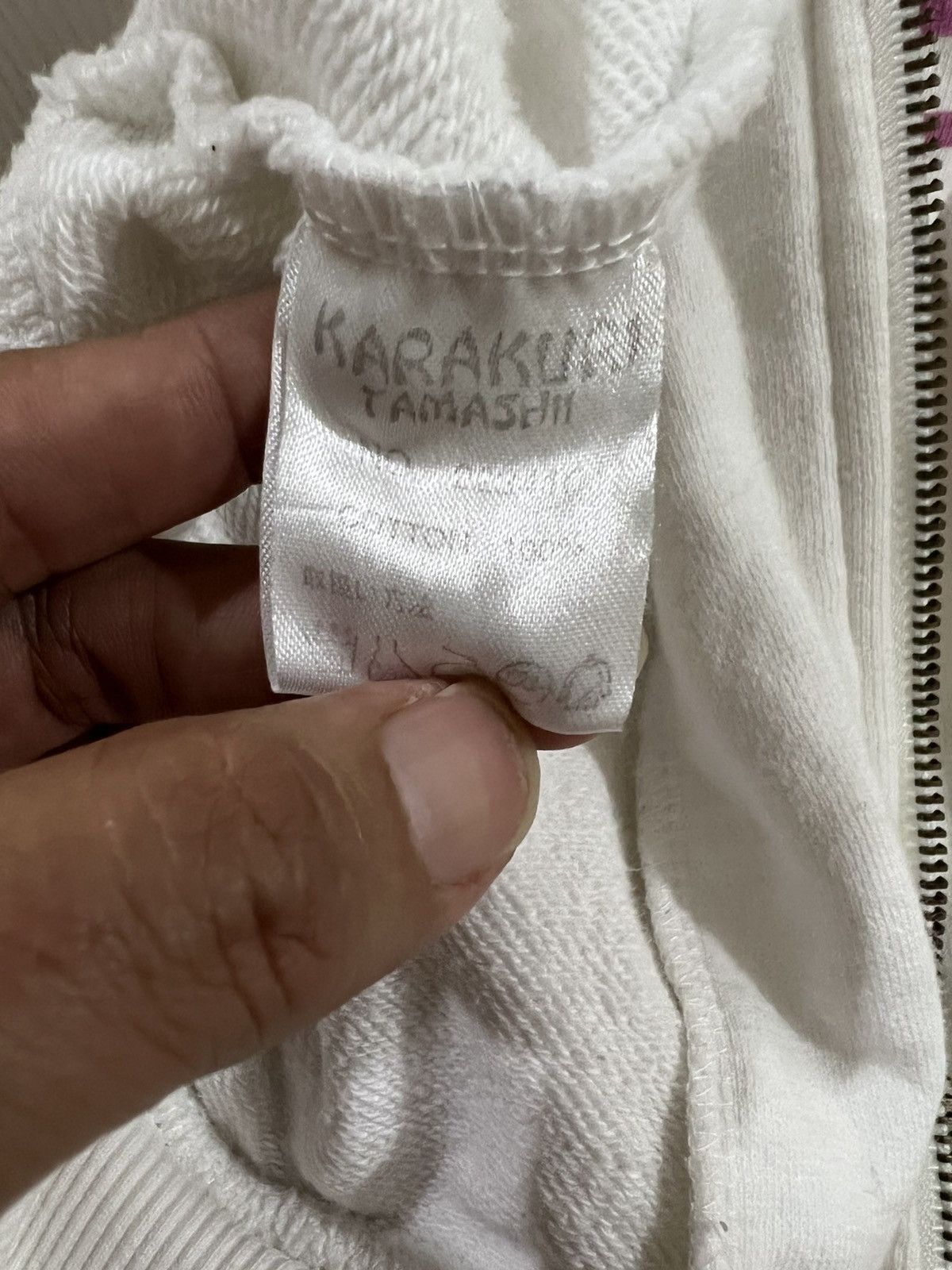 Japanese Brand Distressed Karakuri tamashi koi embroidery hoodie Size US XXL / EU 58 / 5 - 8 Thumbnail