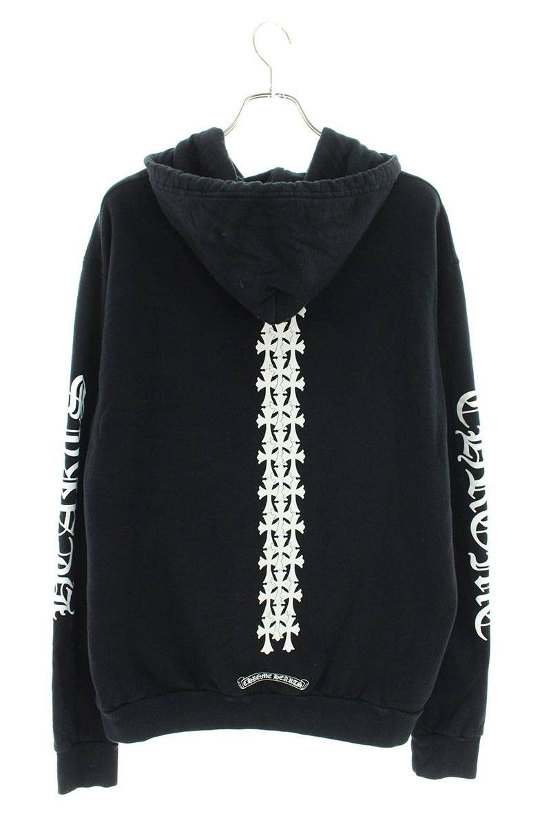 Chrome Hearts Chrome Hearts Cemetery Cross Hoodie | Grailed