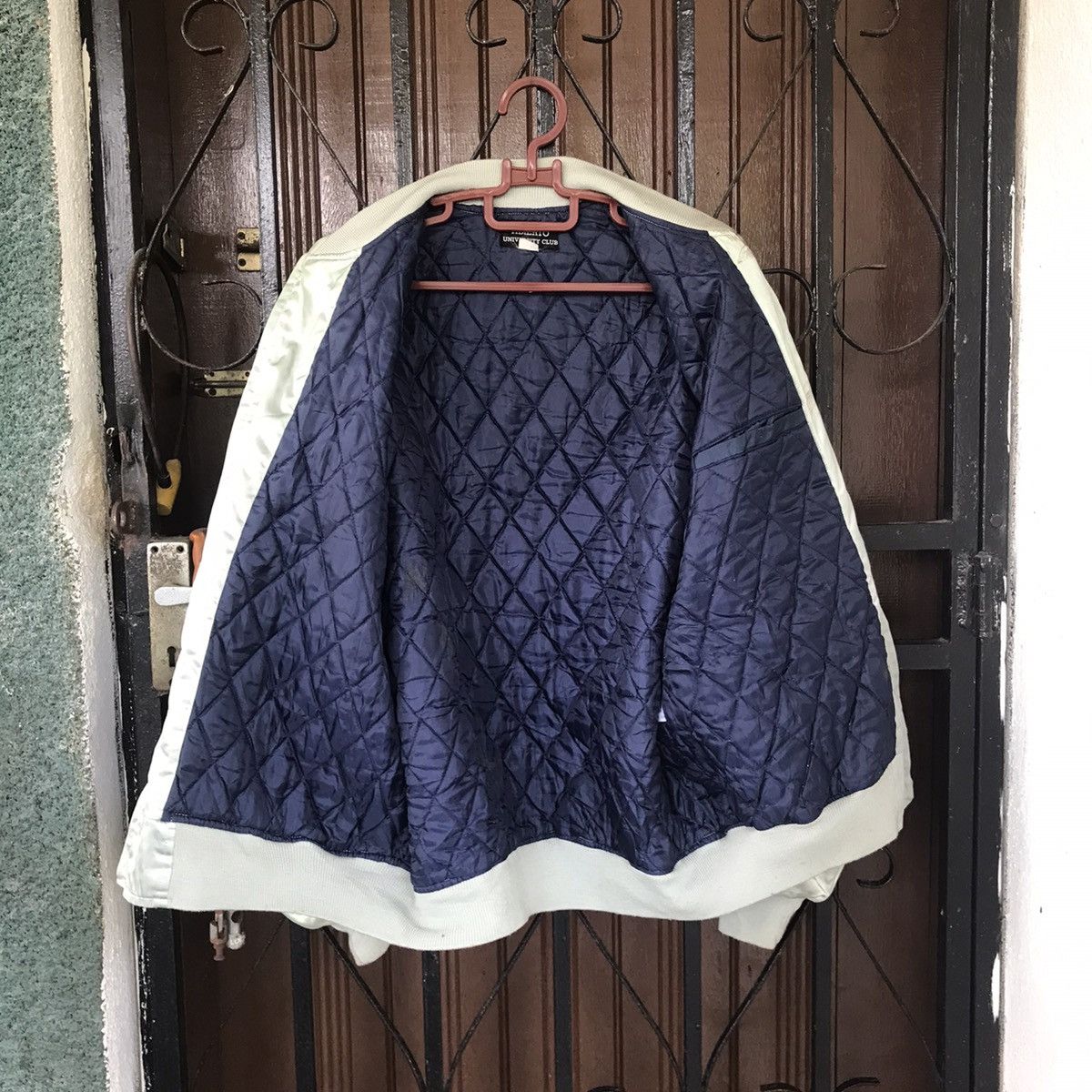 Japanese Brand Vtg Racing Garage M’s Staff Abierto University Club Bomber Size US M / EU 48-50 / 2 - 17 Thumbnail