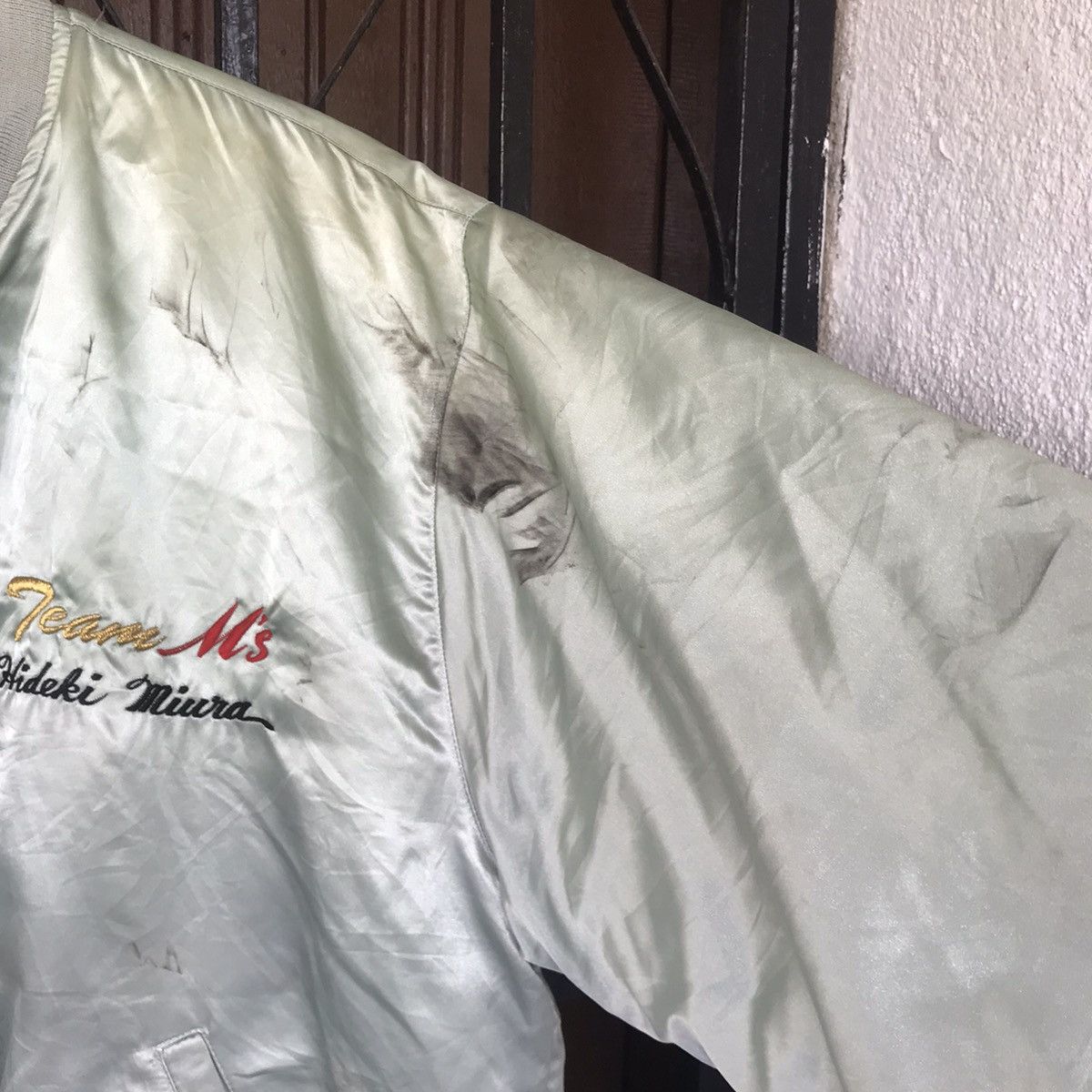 Japanese Brand Vtg Racing Garage M’s Staff Abierto University Club Bomber Size US M / EU 48-50 / 2 - 8 Thumbnail