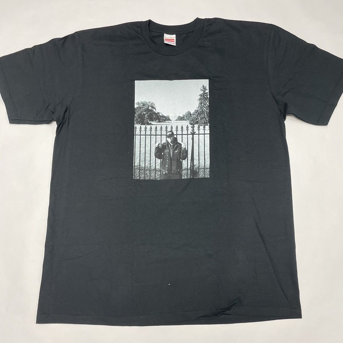 Supreme UNDERCOVER  white house tee 黒　M Supreme x UNDERCOVER/Public Enemy White House Tee Black