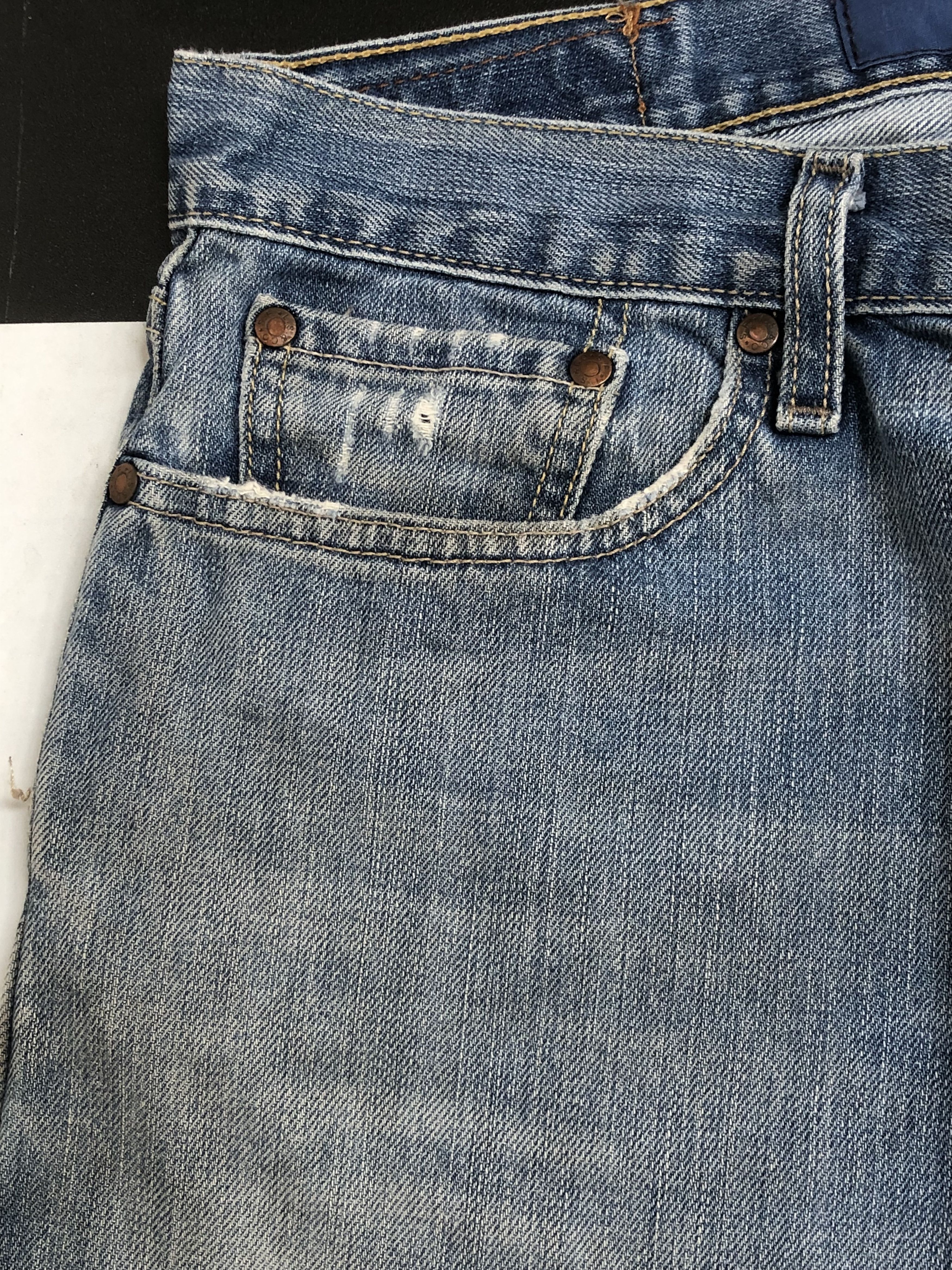 Levi's × Vintage Vintage Levis Bootcut Denim Jeans L593 Size US 34 / EU 50 - 6 Thumbnail