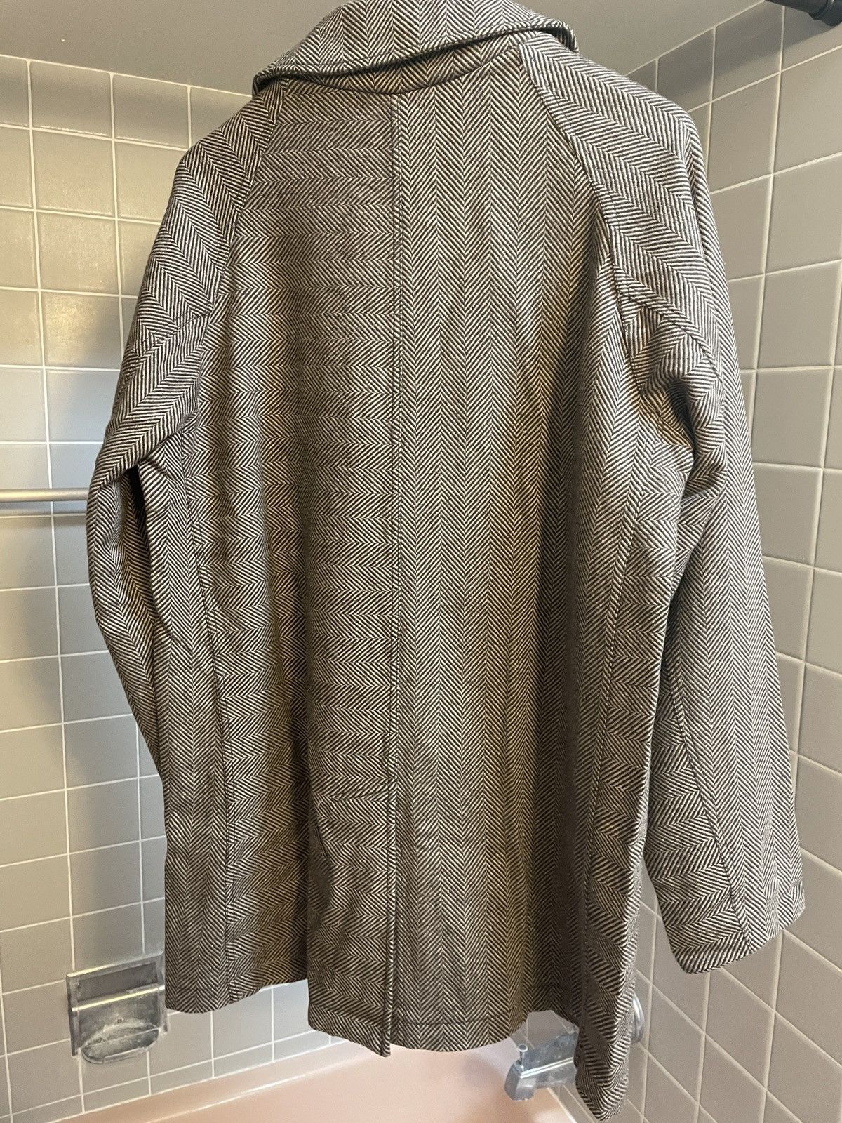 18 East Biella Raglan Coat Wool Herringbone New NWT Medium Size US M / EU 48-50 / 2 - 4 Thumbnail
