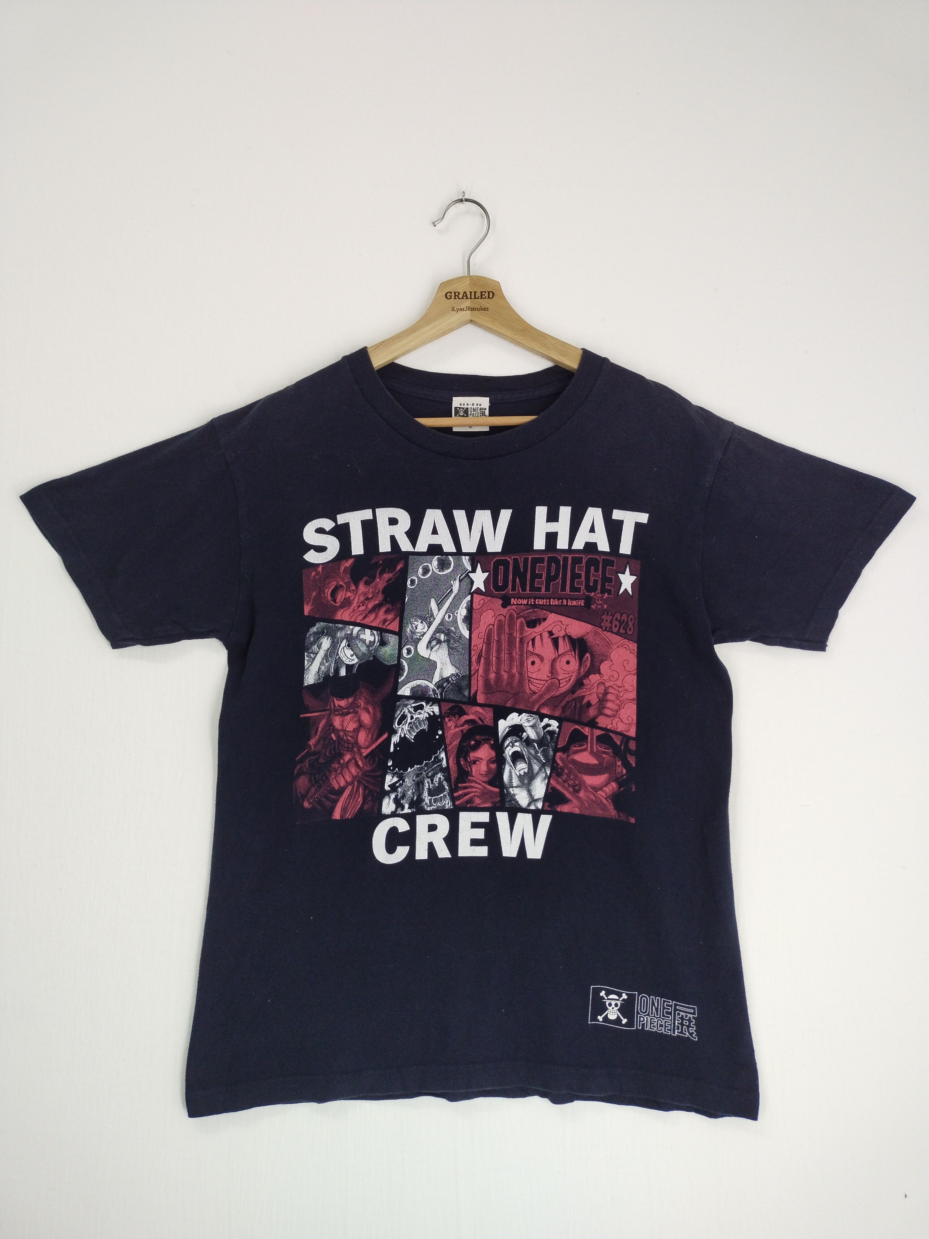 Anime × One Piece VINTAGE ONE PIECE CREW STRAW HAT BOOTLEG TEE Size US M / EU 48-50 / 2 - 1 Thumbnail