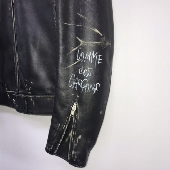 Comme des Garcons Comme des Garcons x Lewis leather Pin Leather Jacket Size US S / EU 44-46 / 1 - 2 Thumbnail