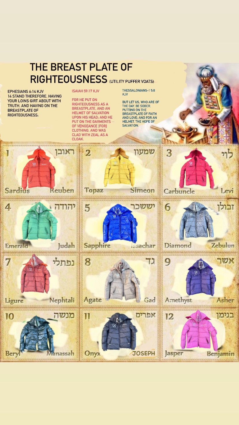 Blue “Issachar” UTILITY PUFFER VOAT (v2)