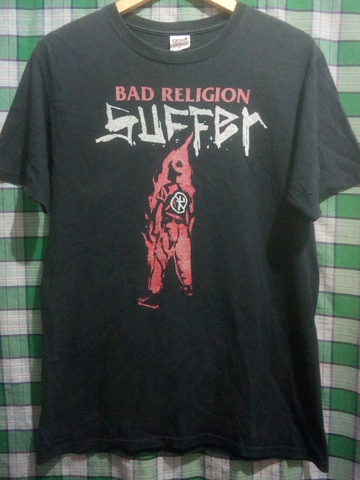 Band Tees Rare Vintage 00s Bad Religion SUFFER t shirt Size US M / EU 48-50 / 2 - 1 Thumbnail