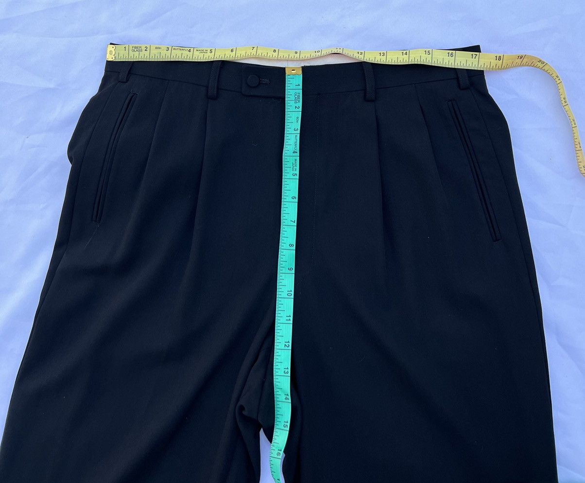 Gaultier Homme Objet × Jean Paul Gaultier VTG JPG Gaultier Homme Objet Wool Rayon Black Trouser Pant Size US 34 / EU 50 - 15 Thumbnail