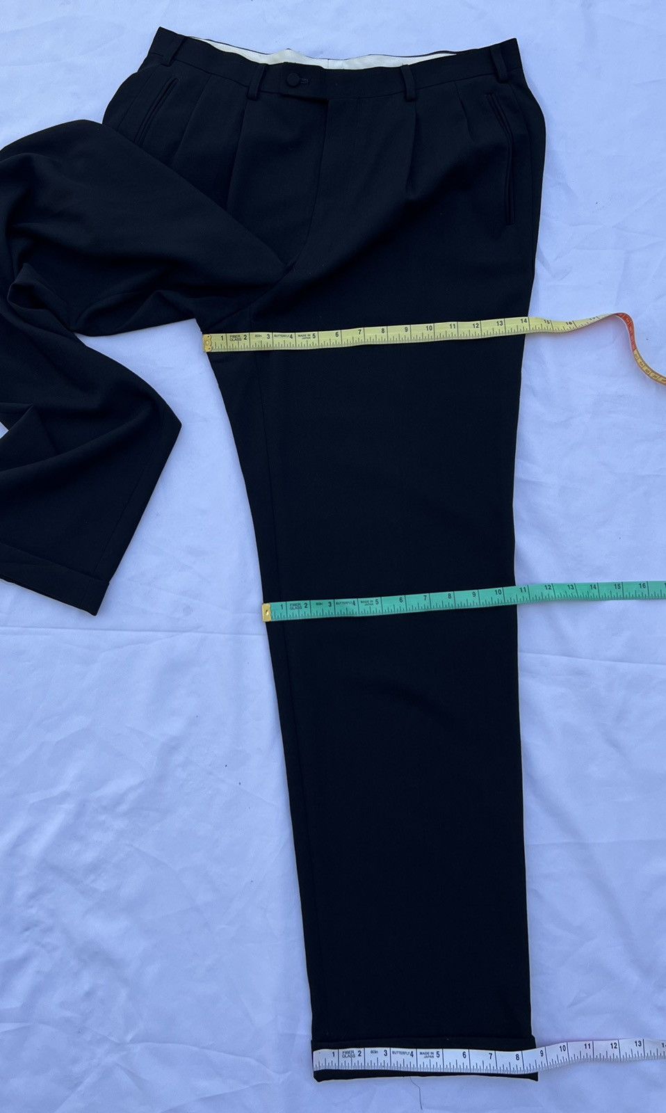 Gaultier Homme Objet × Jean Paul Gaultier VTG JPG Gaultier Homme Objet Wool Rayon Black Trouser Pant Size US 34 / EU 50 - 16 Thumbnail