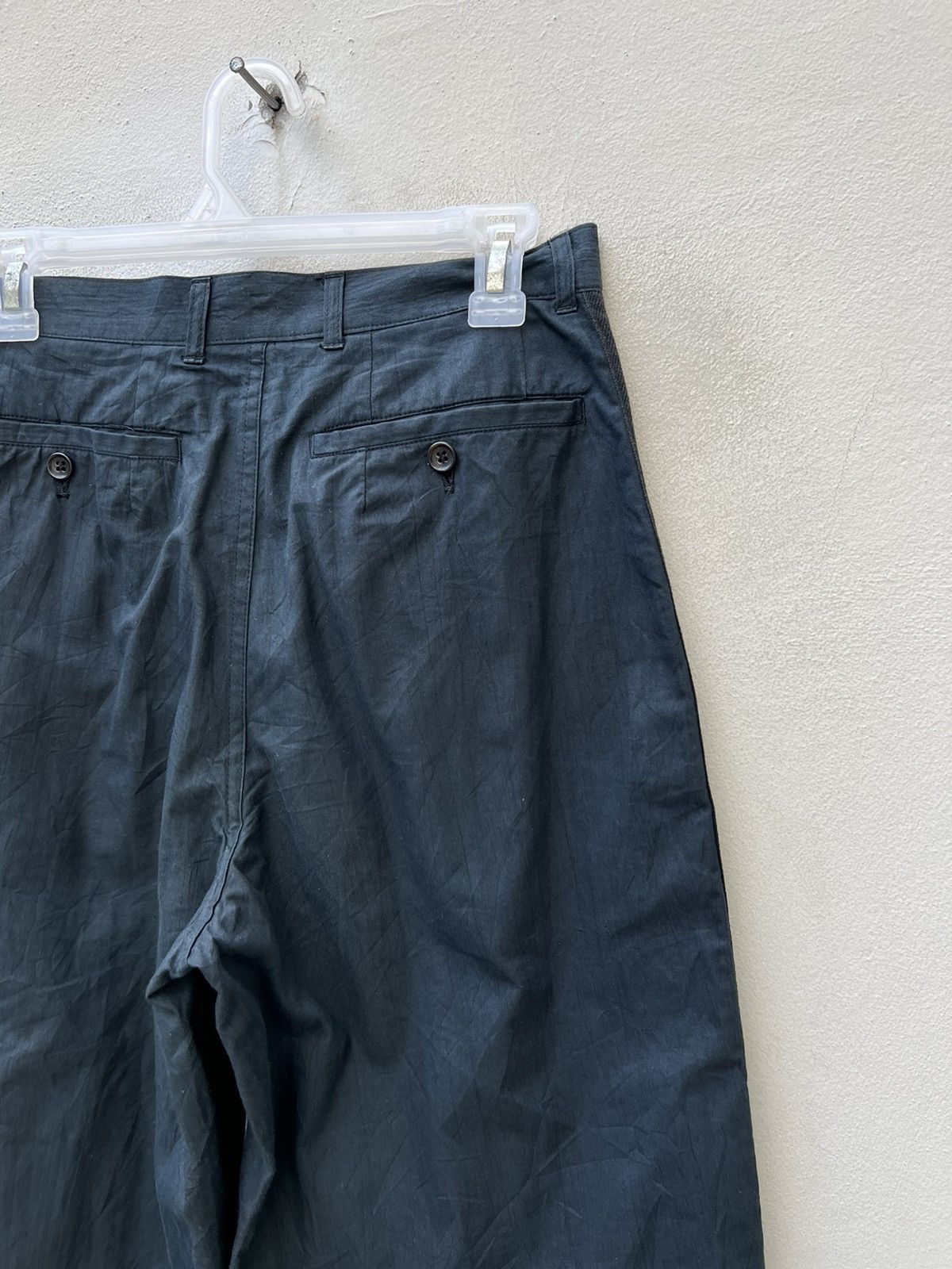 Comme des Garcons Homme Archive 80s CDGH Side Strap Baggy Trouser Cotton Pant Size US 29 - 10 Thumbnail